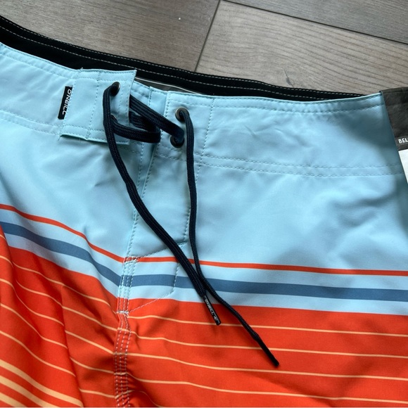 Mens Size 30in O’Neill Board Shorts Blue/Orange Swim Below The Knee - Picture 3 of 6